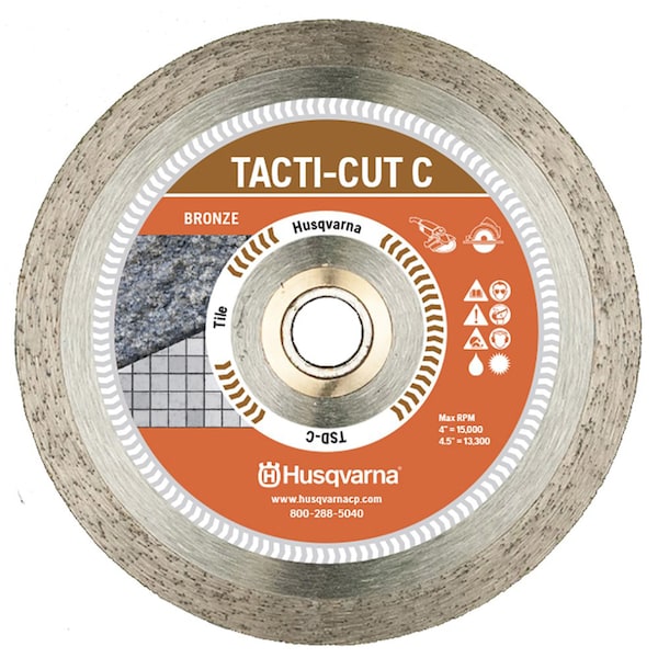Husqvarna Tacti-Cut Dri Disc 7 in. D X 5/8 in. Steel Continuous Rim Diamond Saw Blade 1 pk 542761261 - main